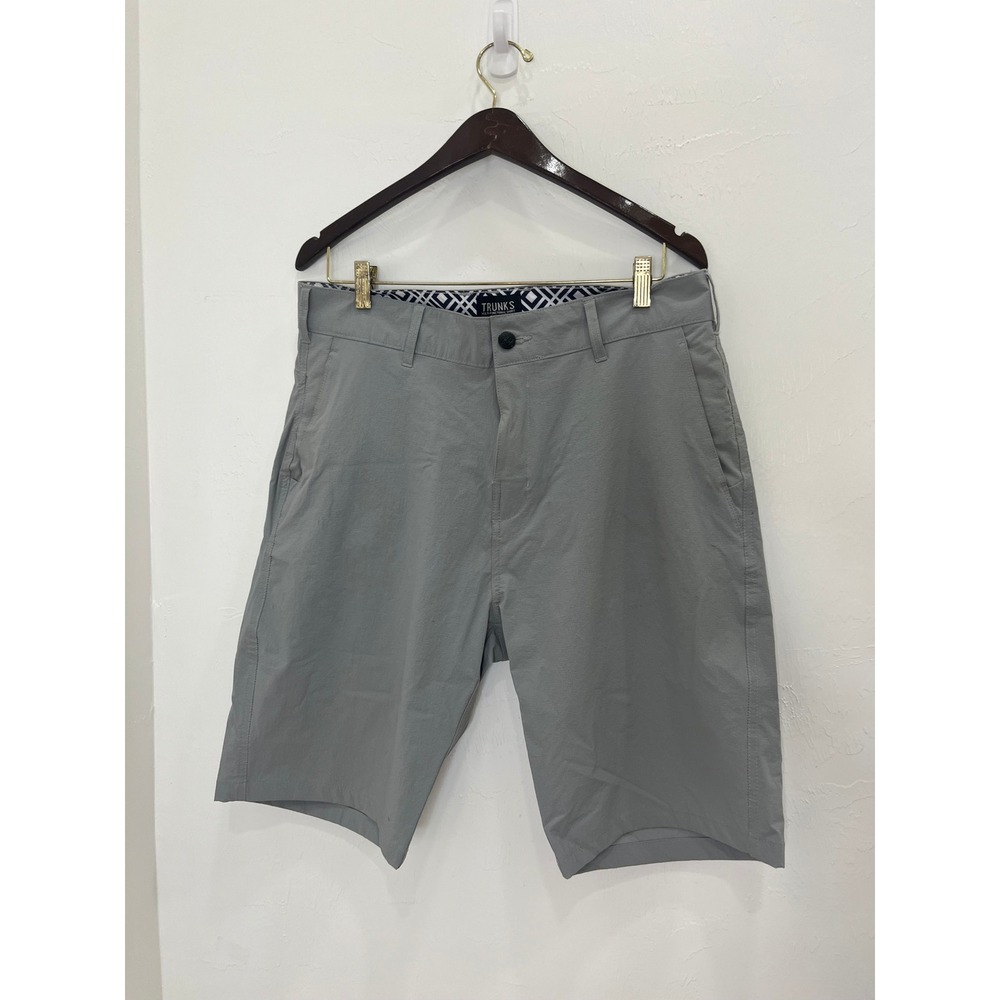 Trunks Multi-Functional Short Mens 34 Grey Excellent Hybrid Quick Dry‎ Stretch